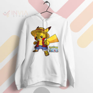 Cute Captain's Pikachu Luffy Gear 5 Hoodie