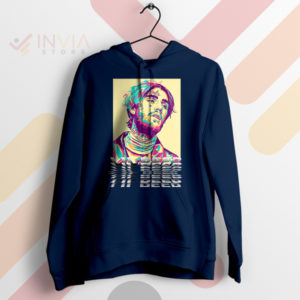 Emotional Masterpieces Lil Peep Art Navy Hoodie