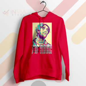 Emotional Masterpieces Lil Peep Art Red Hoodie