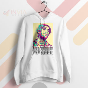 Emotional Masterpieces Lil Peep Art White Hoodie