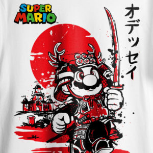 Katana Adventure Samurai Mario Bros T-Shirt 2