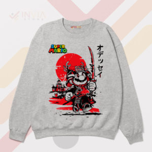 Legendary Warriors Samurai Mario Sport Grey Sweatshirt