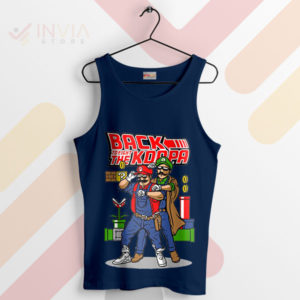 Paper Back to the Future Koopa Bros Navy Tank Top