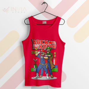 Paper Back to the Future Koopa Bros Red Tank Top