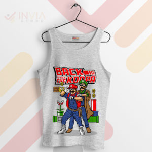 Paper Back to the Future Koopa Bros Sport Grey Tank Top