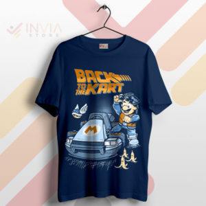 Rev Your Engines Back to the Mario Kart Navy T-Shirt