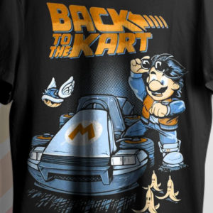 Rev Your Engines Back to the Mario Kart T-Shirt 2