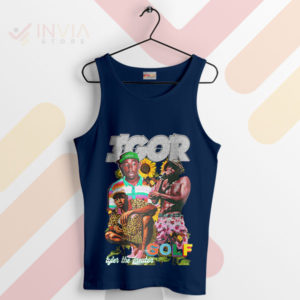 Rock the Greens Igor's Golf Tyler Navy Tank Top