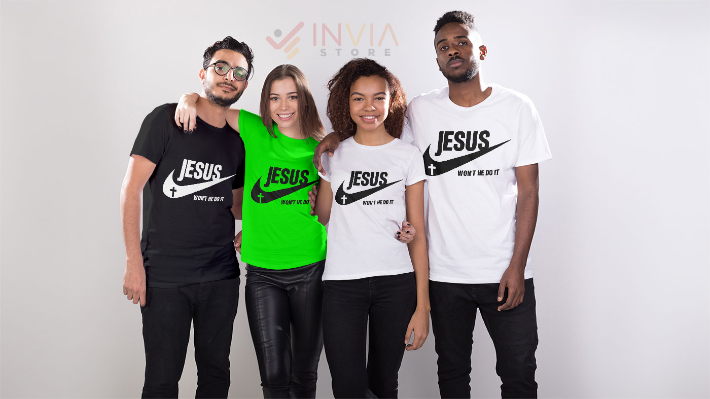 Jesus Nike Won’t He Do It T-Shirt Revolutionizing Faith and Style